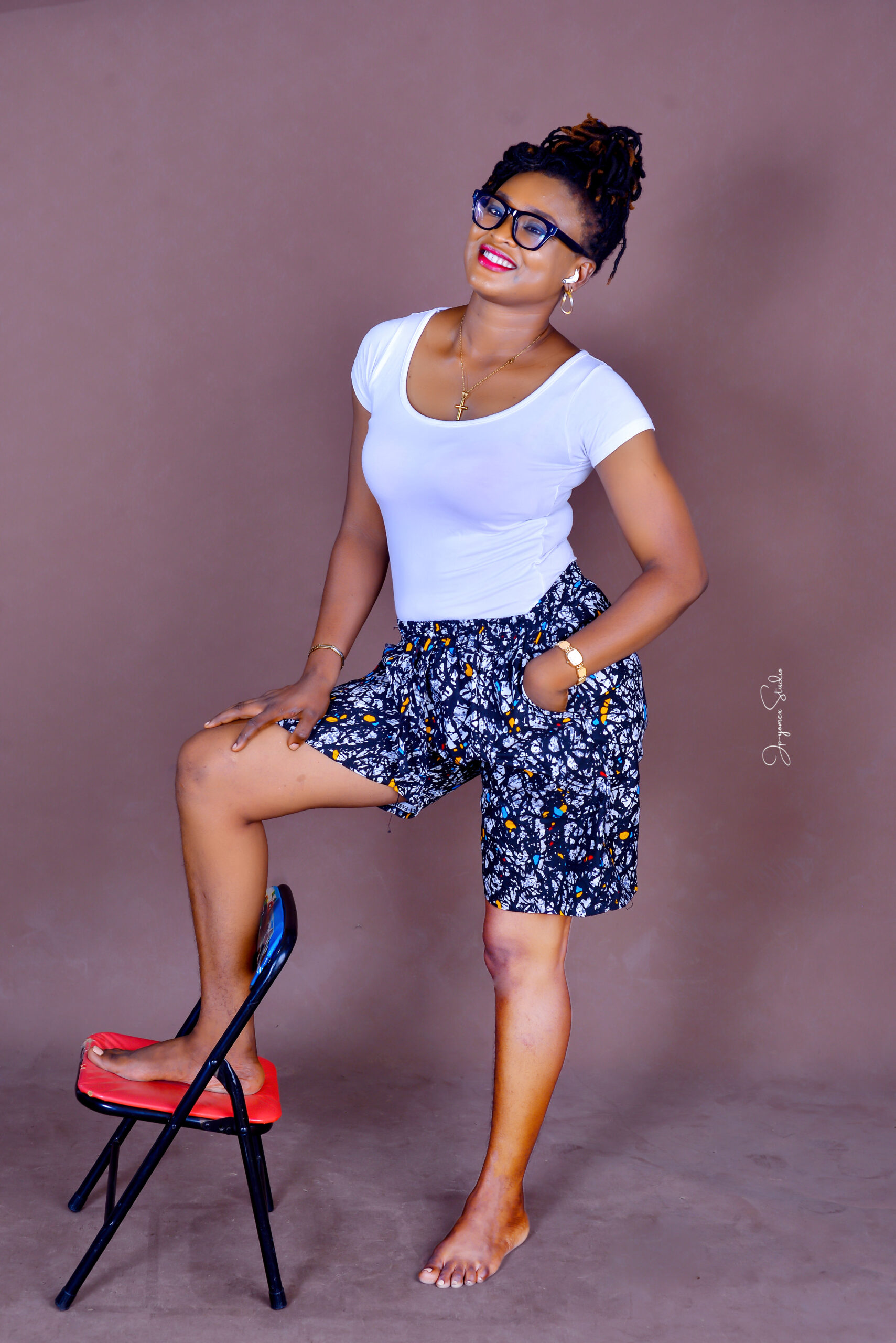 Morayo Ankara Shorts